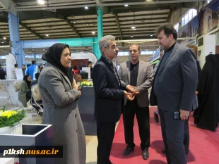 بازدید ریاست دانشگاه ملی مهارت واحد استان کرمانشاه از نمایشگاه هفته پژوهش 15