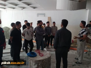درادامه تورهای علمی پژوهشی صورت گرفت:
بازدید دانشجویان رشته عمران از پروژه های لوکس دکوراسیون داخلی در خیابان کسری کرمانشاه 3