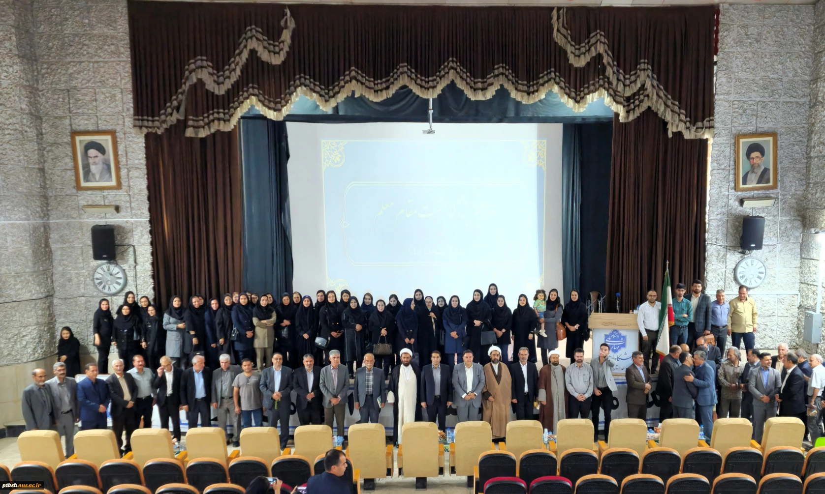 برگزاری مراسم گرامیداشت روز معلم و استاد در دانشگاه ملی مهارت واحد استان کرمانشاه