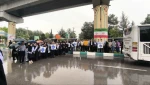 حضور پر شور کارکنان، اساتید و دانشجویان دانشگاه ملی مهارت استان کرمانشاه در مراسم استقبال از سفر رئیس جمهور 12
