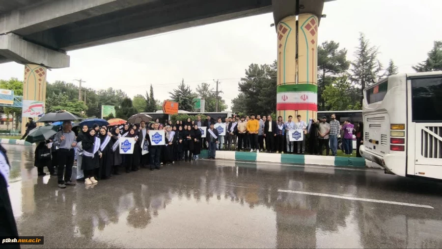 حضور پر شور کارکنان، اساتید و دانشجویان دانشگاه ملی مهارت استان کرمانشاه در مراسم استقبال از سفر رئیس جمهور 12