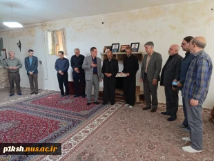 حضور مسئولین دانشگاه ملی مهارت استان کرمانشاه در منزل شهید سروان پاسدار احسان محمدی طهنه دانش آموخته دانشگاه ملی مهارت استان 3