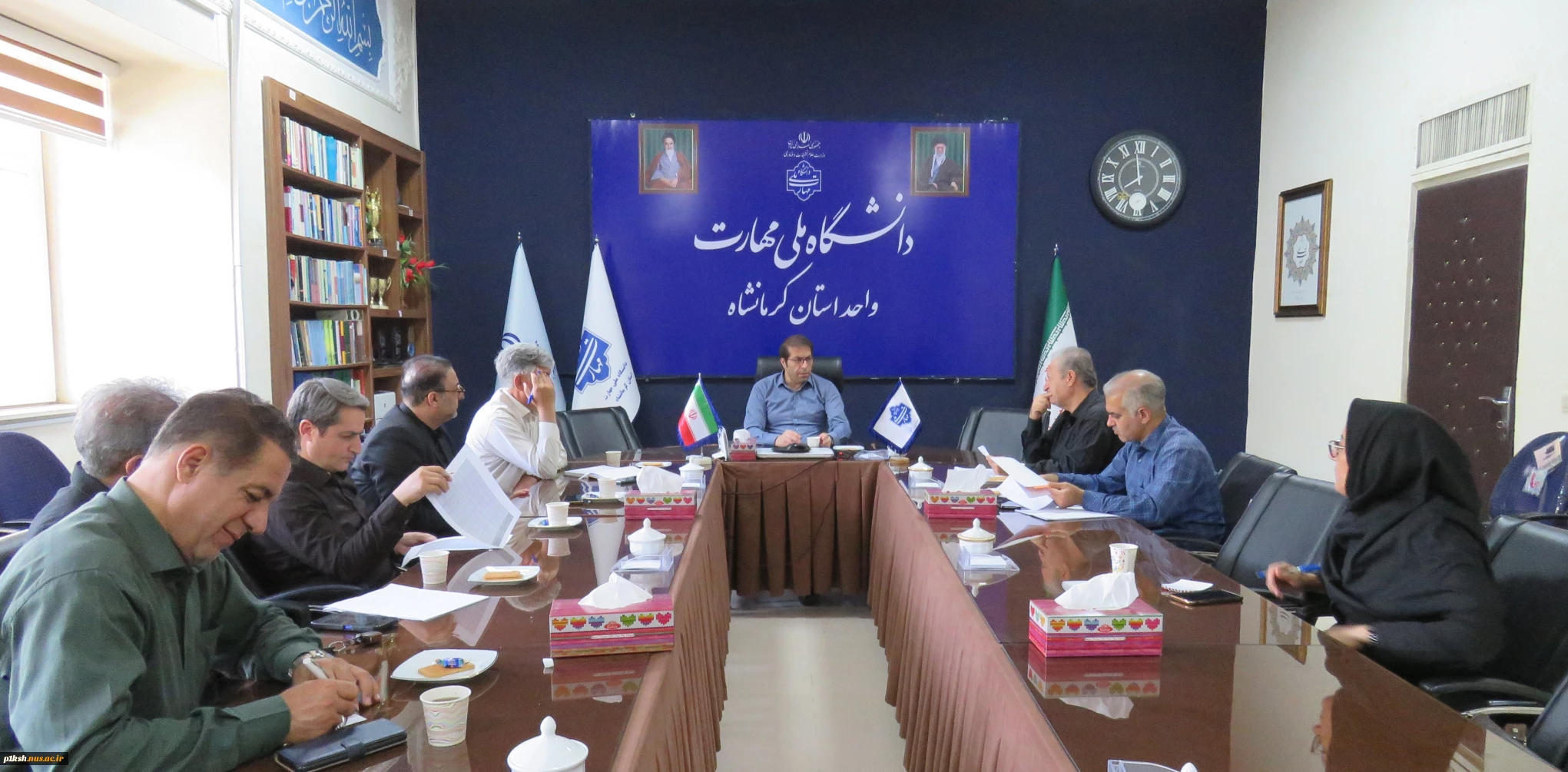 برگزاری جلسه هماهنگی و پیشنهاد دوره ضمن خدمت در دانشگاه ملی مهارت استان کرمانشاه