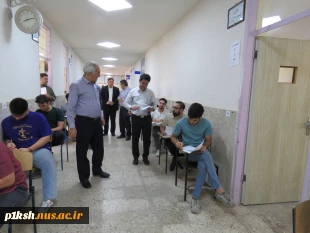 بازدید هیات نظارت، ارزیابی و تضمین کیفیت دانشگاه رازی کرمانشاه از روند برگزاری آزمون های پایان نیمسال دوم 1404- 1403 از آموزشکده های ملی مهارت پسران شماره یک و دو کرمانشاه 4
